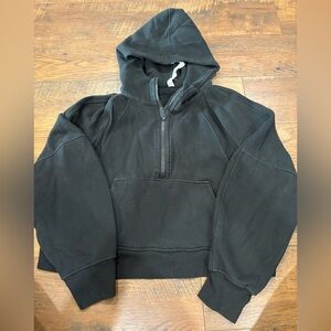 Scuba oversized lululemon Half-Zip Hoodie hoodie black m/l